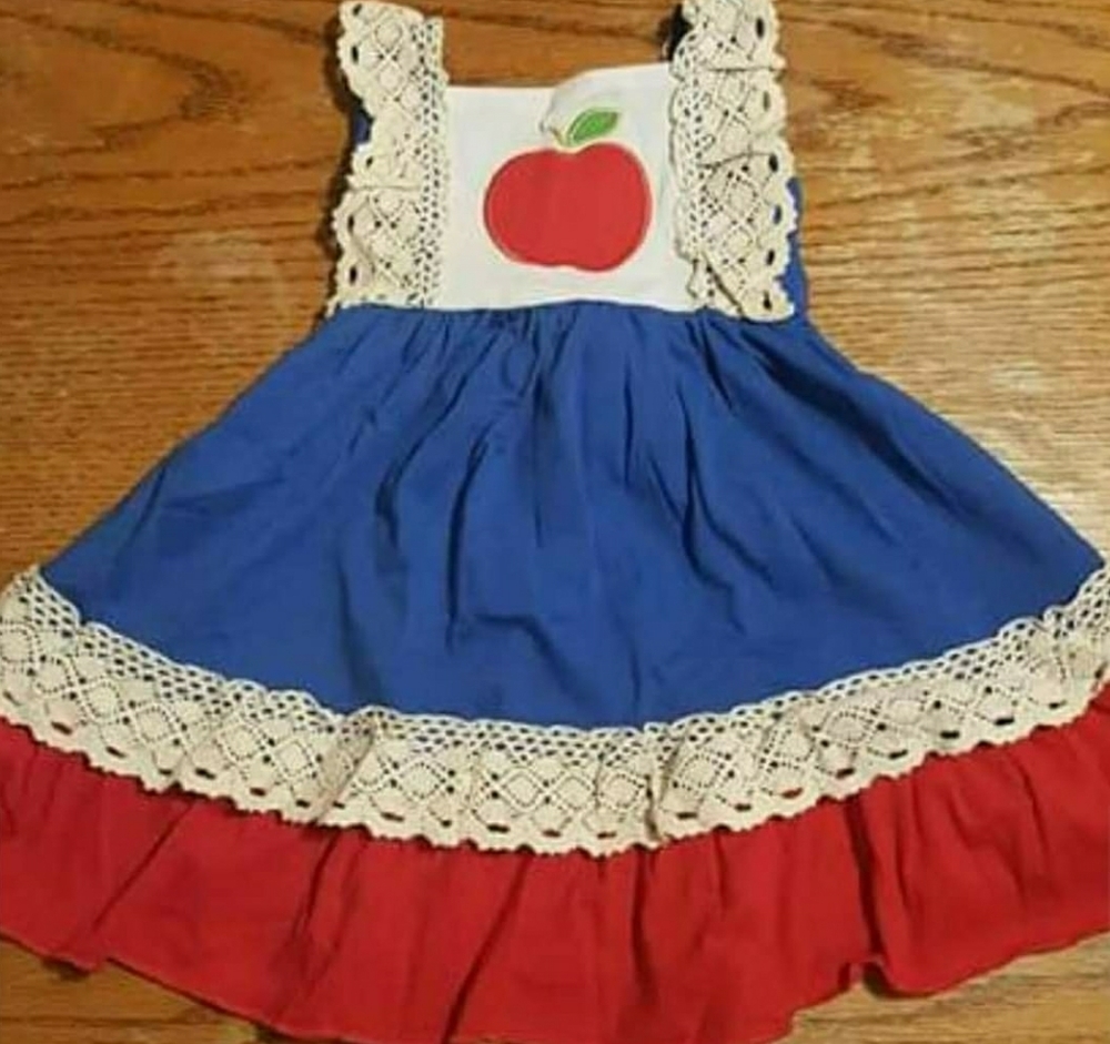 Back to School Apple Dress